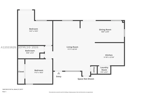 12622 SW 211th Terrace Miami FL 33177