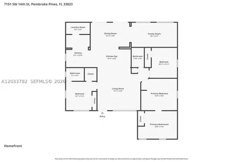 7151 SW 14th Street Pembroke Pines FL 33023