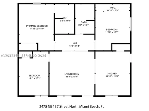 2475 NE 137th Street North Miami Beach FL 33181
