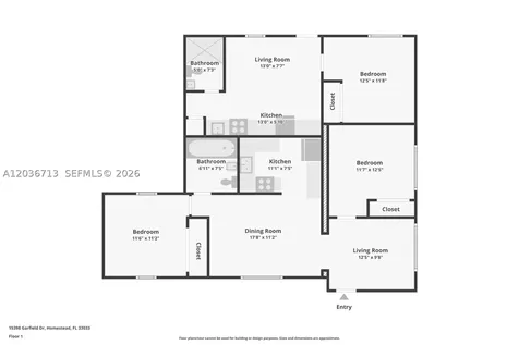 15398 Garfield Drive Homestead FL 33033