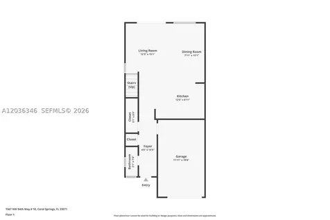 1555 NW 94th Way Coral Springs FL 33071