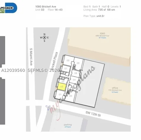 1080 Brickell Avenue Miami FL 33131