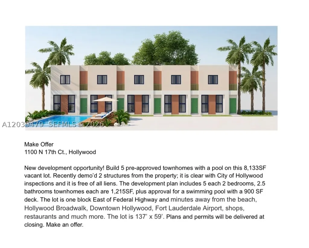 1100 N 17th Court Hollywood FL 33020