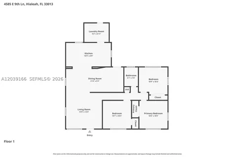 4585 E 9th Lane Hialeah FL 33013