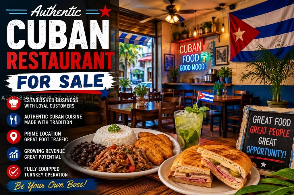 Restaurant For Sale High Traffic & Ready To Operate Coral Gables FL 33145