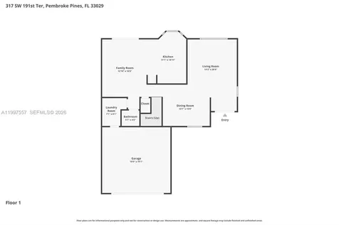 317 SW 191st Terrace Pembroke Pines FL 33029