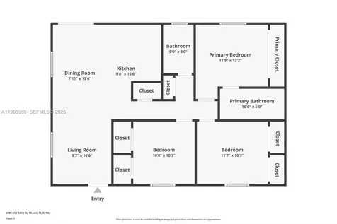 2492 SW 44th Street Miami FL 33142