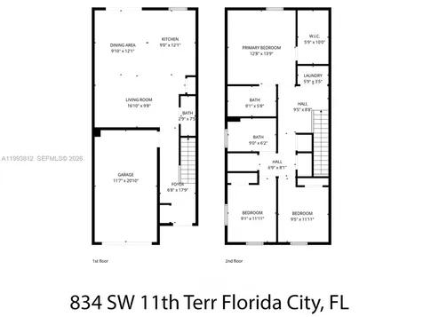 834 SW 11th Terrace Florida City FL 33034
