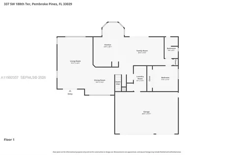 337 SW 188th Terrace Pembroke Pines FL 33029