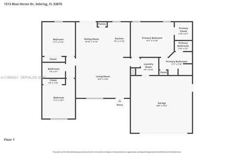 1313 Blue Heron Drive Sebring FL 33876