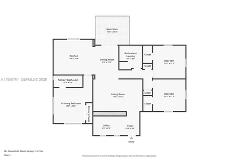 281 Pocatella Street Miami Springs FL 33166