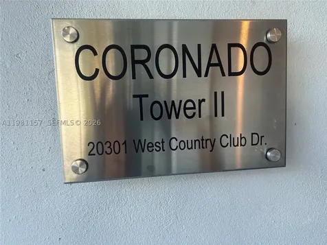 20301 W Country Club Drive Aventura FL 33180
