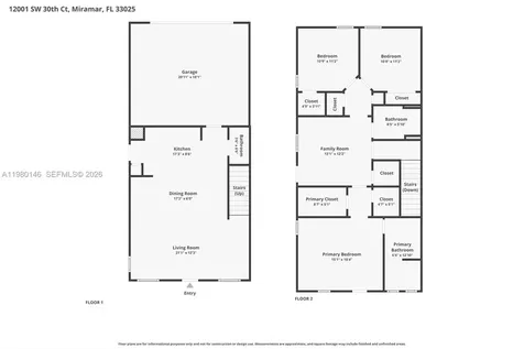 12001 SW 30th Court Miramar FL 33025