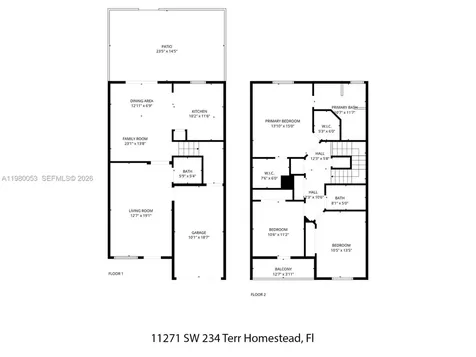 11271 SW 234th Terrace Homestead FL 33032