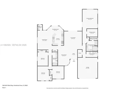 1583 NW 182nd Way Pembroke Pines FL 33029
