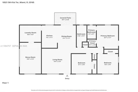 10521 SW 41st Terrace Miami FL 33165