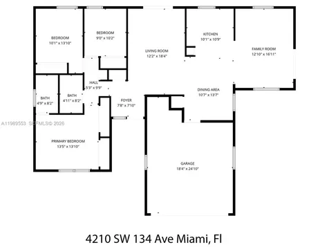4210 SW 134th Avenue Miami FL 33175