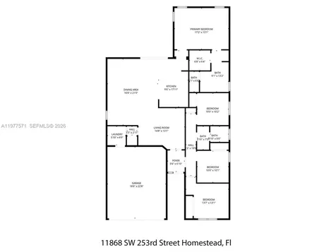 11868 SW 253rd Street Homestead FL 33032