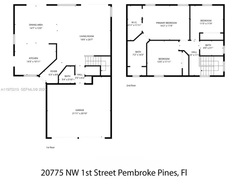 20775 NW 1st Street Pembroke Pines FL 33029
