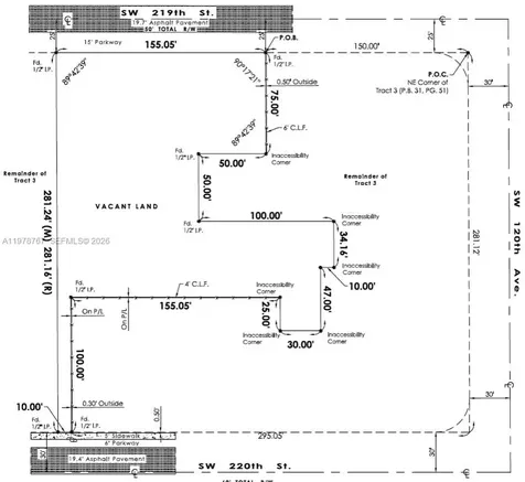 219TH Street SW 120th Avenue Miami FL 33170