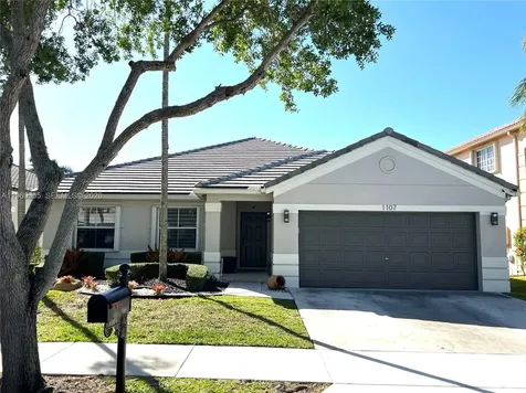 1107 Fairfield Meadows Drive Weston FL 33327