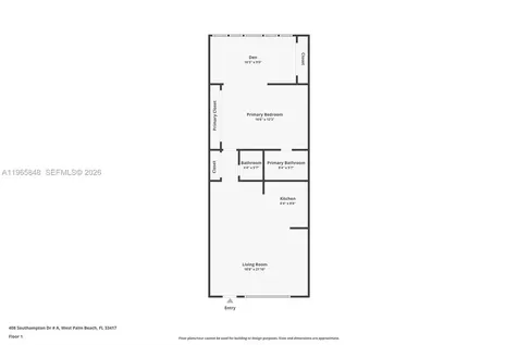 408 Southampton A West Palm Beach FL 33417