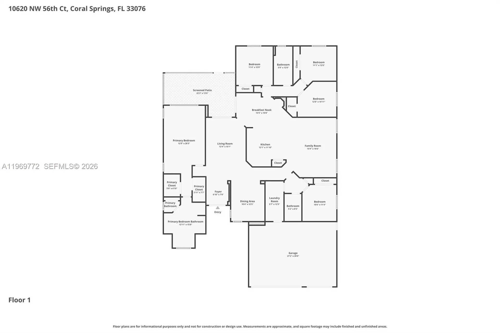10620 NW 56th Court Coral Springs FL 33076