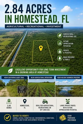 Unincorporated, Fl 33034-0000 Homestead FL 33034