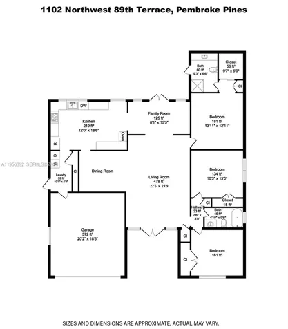 1102 NW 89th Terrace Pembroke Pines FL 33024