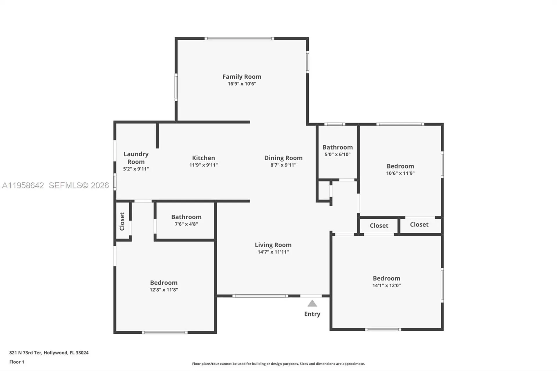 821 N 73rd Terrace Hollywood FL 33024