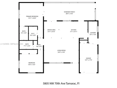5805 NW 72nd Avenue Tamarac FL 33321-6039