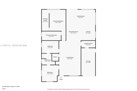 254 NW 43rd Street Miami FL 33127