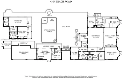 43 N Beach Road Jupiter Island FL 33455
