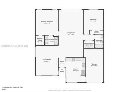 7121 Mimosa Way Tamarac FL 33321