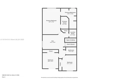 12883 SW 134th Terrace Miami FL 33186