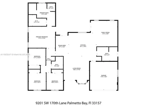 9201 SW 170th Lane Palmetto Bay FL 33157