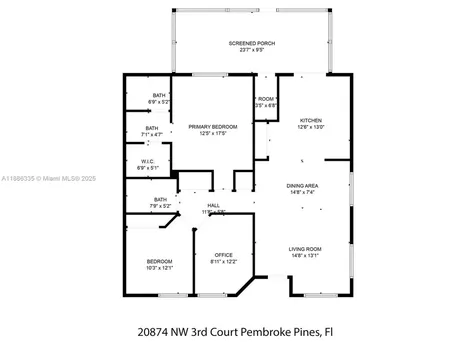 20874 NW 3rd Court Pembroke Pines FL 33029