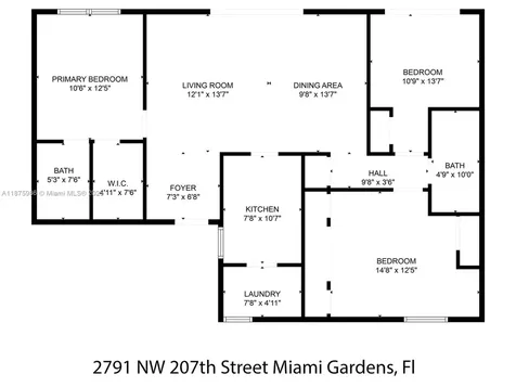 2791 NW 207th Street Miami Gardens FL 33056