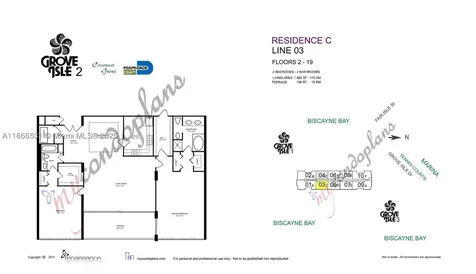 2 Grove Isle Drive Miami FL 33133