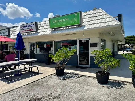 Asian Restaurant With Terrace For Sale Near Dadeland Mall Kendall FL 33156