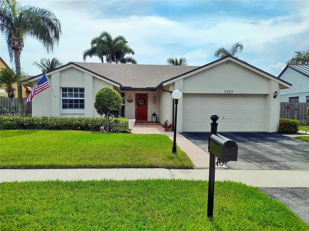1357 SW 151st Terrace Sunrise FL 33326