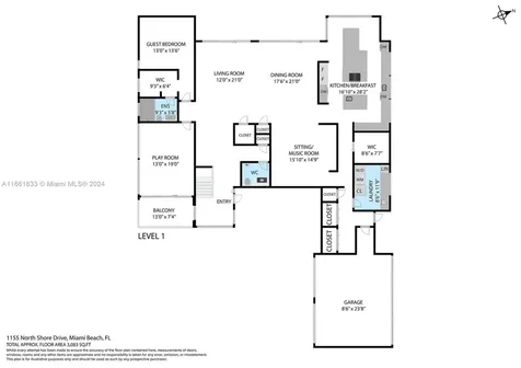 1155 N Shore Drive Miami Beach FL 33141