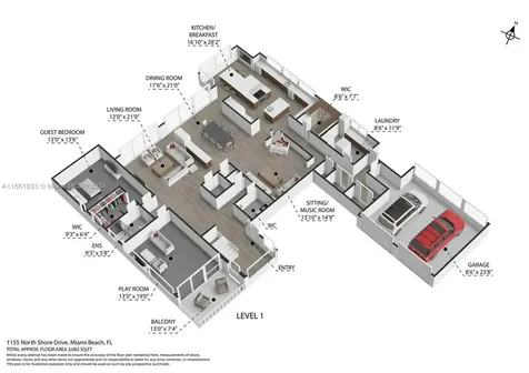 1155 N Shore Drive Miami Beach FL 33141