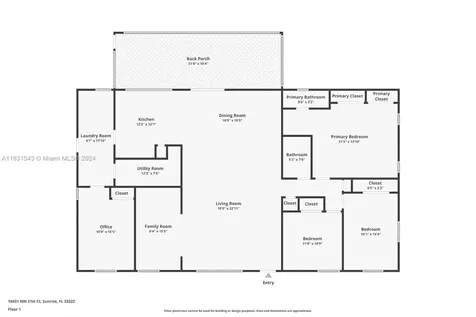 10431 NW 21st Court Sunrise FL 33322