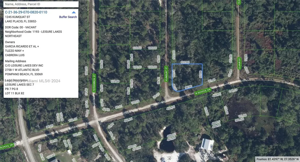 1245 Kumquat Street Lake Placid FL 33852