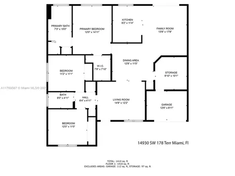14930 SW 178th Terrace Miami FL 33187