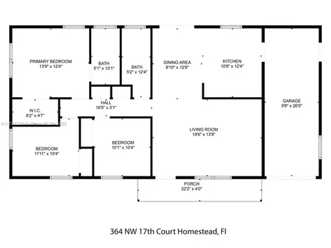 364 NW 17th Court Homestead FL 33030