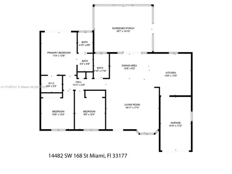 14482 SW 168th Street Miami FL 33177