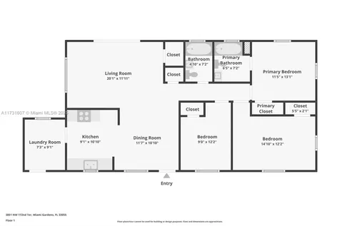 3851 NW 172nd Terrace Miami Gardens FL 33055