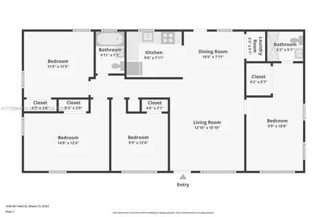 1230 NE 144th Street Miami FL 33161